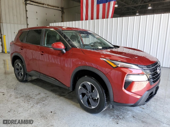 2024 Nissan Rogue SV with VIN 5N1BT3BA6RC751733, listed as a Copart auction lot 51690055 with 23,511 mi miles and Clean Title. Bid and sale history available at carsss.com. Image 4.
