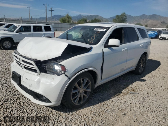 2014 Dodge Durango R/T with VIN 1C4SDJCT5EC349136, listed as a Copart auction lot 60036275 with 160,131 mi miles and Salvage title. Bid and sale history available at DreamBid. Image 1.