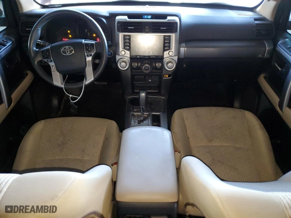2021 Toyota 4Runner SR5 with VIN JTEEU5JR9M5240690, listed as a Copart auction lot 84254424 with 63,638 mi miles and Salvage Title. Bid and sale history available at carsss.com. Image 8.