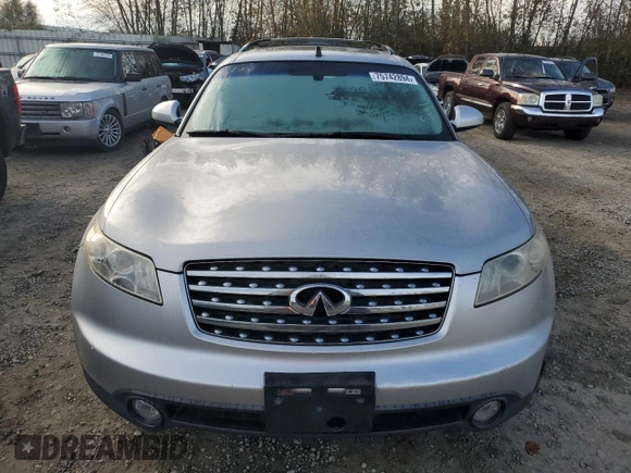 2003 Infiniti FX Options with VIN JNRAS08W43X201029, listed as a Copart auction lot 75742894 with 154,843 mi miles and Clean Title. Bid and sale history available at DreamBid. Image 5.
