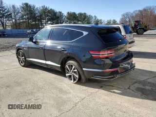 2025 Genesis GV80 z VIN KMUHDESC9SU214604, wystawiony jako Copart lot #50236995 z przebiegiem 4746 mil mil oraz Szkody całkowita. Historia ofert i sprzedaży dostępna na DreamBid. Obrazek 2.