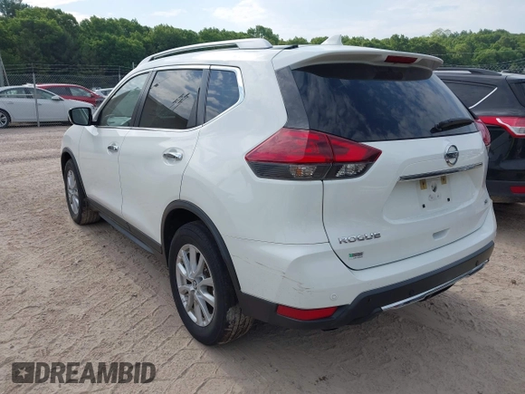 2019 Nissan Rogue SV with VIN KNMAT2MT5KP543348, listed as a IAAI auction lot 42474327 with 150,285 mi miles and . Bid and sale history available at DreamBid. Image 3.