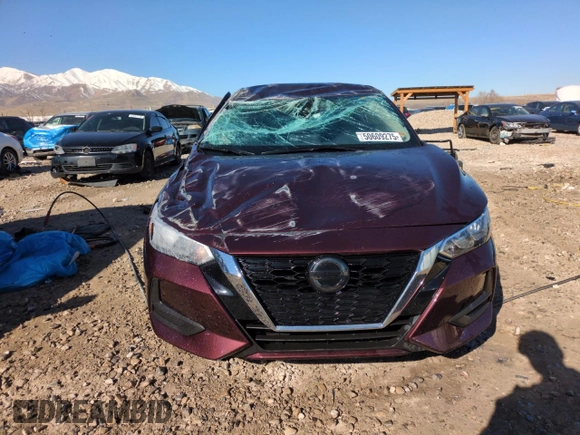 2023 Nissan Sentra SV with VIN 3N1AB8CV1PY228080, listed as a Copart auction lot 50609275 with 17,505 mi miles and Salvage Title. Bid and sale history available at DreamBid. Image 5.