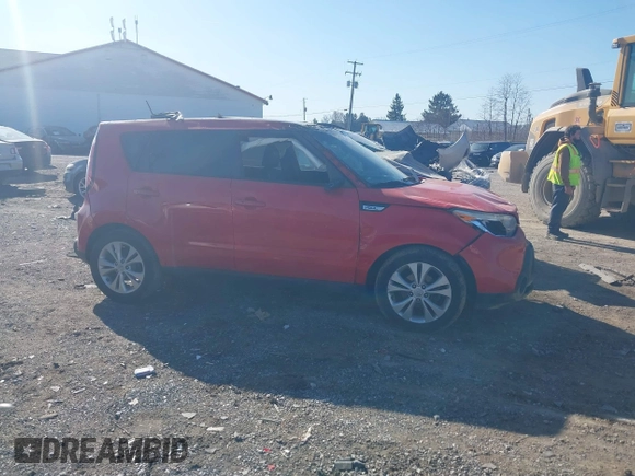 2014 Kia Soul + with VIN KNDJP3A57E7738520, listed as a IAAI auction lot 41761602 with 91,138 mi miles. Bid and sale history available at carsss.com. Image 13.