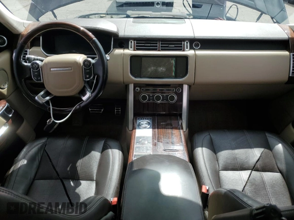 2014 Land Rover Range Rover Supercharged with VIN SALGS2TF8EA195067, listed as a Copart auction lot 53537105 with 131,368 mi miles and Salvage Title. Bid and sale history available at DreamBid. Image 8.