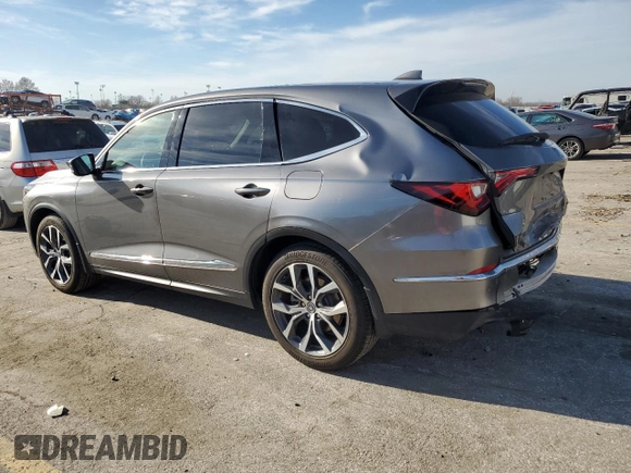 2023 Acura MDX w/Technology Package with VIN 5J8YE1H48PL028477, listed as a Copart auction lot 43697875 with 30,397 mi miles and Salvage Title. Bid and sale history available at carsss.com. Image 2.