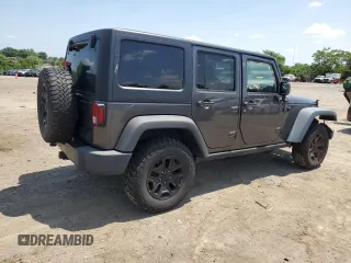 2014 Jeep Wrangler Unlimited Sport with VIN 1C4BJWDG1EL298161, listed as a Copart auction lot 61996735 with 176,043 mi miles and Salvage title. Bid and sale history available at DreamBid. Image 3.