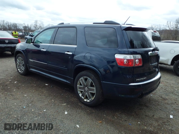 2012 GMC Acadia Denali with VIN 1GKKVTED5CJ289547, listed as a IAAI auction lot 41946951 with 185,460 mi miles. Bid and sale history available at carsss.com. Image 3.
