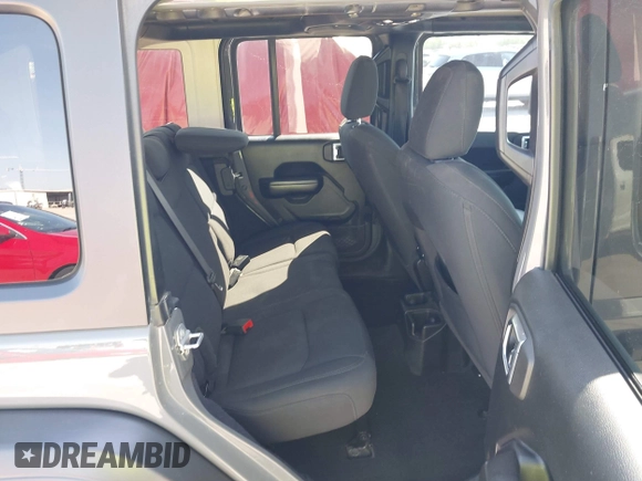 2020 Jeep Wrangler Unlimited Sport S z VIN 1C4HJXDN3LW337617, wystawiony jako IAAI lot #42022340 z przebiegiem 48 201 mil mil oraz . Historia ofert i sprzedaży dostępna na DreamBid. Obrazek 8.