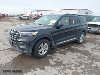 2023 Ford Explorer XLT with VIN 1FMSK8DH3PGA18961, listed as a IAAI auction lot 41583598 with 37,651 mi miles. Bid and sale history available at carsss.com. Image 17.