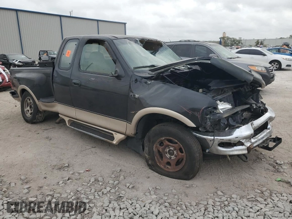 1997 Ford F-150 with VIN 1FTEX08L4VKC64639, listed as a Copart auction lot 47955695 with Not provided miles and Salvage title. Bid and sale history available at DreamBid. Image 4.