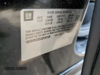 2018 Cadillac CTS Luxury RWD z VIN 1G6AR5SS8J0139125, wystawiony jako Copart lot #54339125 z przebiegiem 46 948 mil mil oraz Szkody całkowita. Historia ofert i sprzedaży dostępna na DreamBid. Obrazek 13.