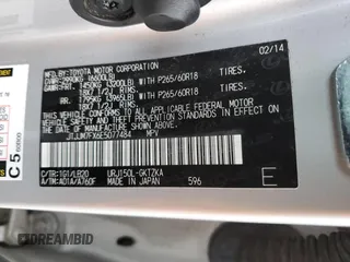 2014 Lexus GX 460 Luxury z VIN JTJJM7FX6E5077484, wystawiony jako Copart lot #86927864 z przebiegiem 113 904 mil mil oraz Szkoda całkowita • Salvage title. Historia ofert i sprzedaży dostępna na DreamBid. Obrazek 13.