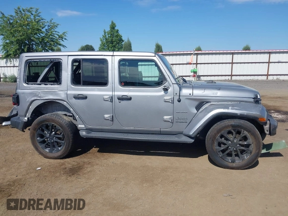 2018 Jeep Wrangler Unlimited Sahara z VIN 1C4HJXEG2JW124882, wystawiony jako IAAI lot #42437816 z przebiegiem Nie podano mil oraz . Historia ofert i sprzedaży dostępna na DreamBid. Obrazek 14.