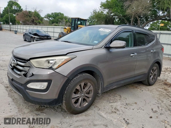 2013 Hyundai Santa Fe Sport z VIN 5XYZU3LB9DG014666, wystawiony jako Copart lot #57304515 z przebiegiem 148 369 mil mil oraz Szkoda całkowita • Salvage title. Historia ofert i sprzedaży dostępna na DreamBid. Obrazek 1.