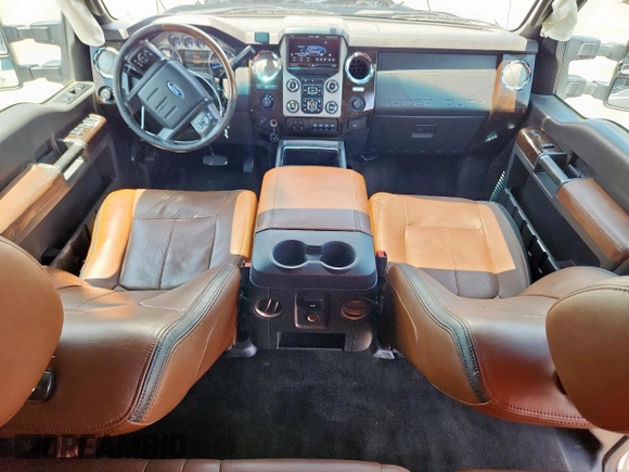 2016 Ford F-250 Lariat with VIN 1FT7W2BT4GEB75820, listed as a Copart auction lot 60885475 with 91,786 mi miles and Salvage title. Bid and sale history available at DreamBid. Image 8.