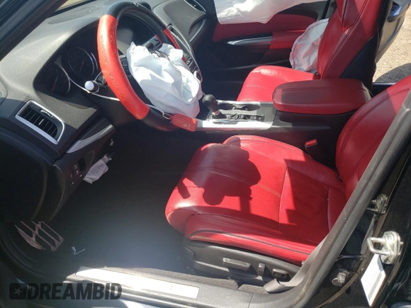 2019 Acura TLX w/A-Spec Pkg with VIN 19UUB1F68KA004325, listed as a Copart auction lot 54811755 with 90,070 mi miles and Salvage Title. Bid and sale history available at DreamBid. Image 7.
