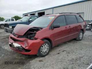 2005 Toyota Sienna CE with VIN 5TDZA23CX5S301823, listed as a Copart auction lot 61068625 with 225,309 mi miles and Salvage title. Bid and sale history available at DreamBid. Image 1.