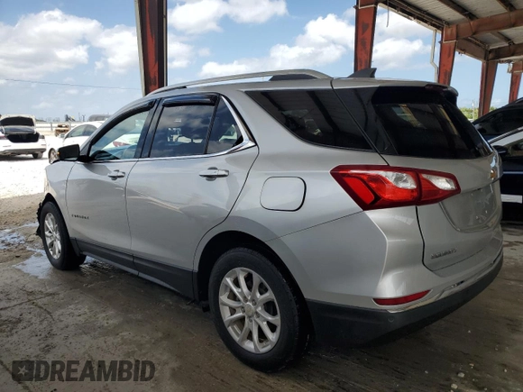 2018 Chevrolet Equinox LT with VIN 2GNAXSEVXJ6108982, listed as a Copart auction lot 52082785 with 80,161 mi miles and Salvage Title. Bid and sale history available at DreamBid. Image 2.