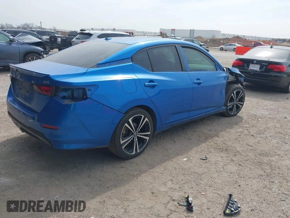 2020 Nissan Sentra SR with VIN 3N1AB8DV0LY212686, listed as a IAAI auction lot 41726958 with 66,017 mi miles and . Bid and sale history available at DreamBid. Image 4.