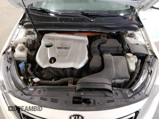 2013 Kia Optima Hybrid LX with VIN KNAGM4ADXD5050468, listed as a Copart auction lot 80537874 with 132,895 mi miles and Clean Title. Bid and sale history available at carsss.com. Image 11.