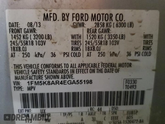 2014 Ford Utility Police Interceptor with VIN 1FM5K8AR4EGA55198, listed as a Copart auction lot 79097604 with 213,175 mi miles and Clean Title. Bid and sale history available at carsss.com. Image 16.