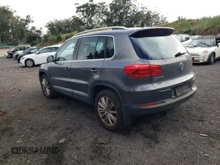 2016 Volkswagen Tiguan R-Line with VIN WVGBV7AX1GW548543, listed as a Copart auction lot 86662094 with 100,936 mi miles and Salvage Title. Bid and sale history available at DreamBid. Image 2.