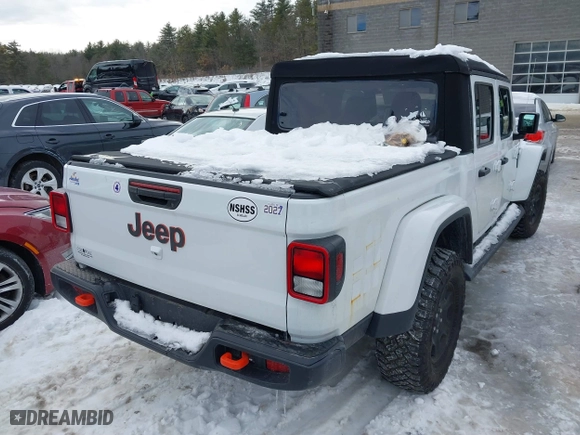 2022 Jeep Gladiator Mojave with VIN 1C6JJTEG4NL177527, listed as a IAAI auction lot 41625213 with 1 mi miles. Bid and sale history available at carsss.com. Image 4.
