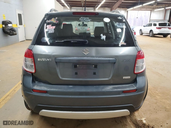 2009 Suzuki SX4 Man AWD with VIN JS2YB413496204197, listed as a Copart auction lot 45222235 with 0 mi miles and Salvage Title. Bid and sale history available at carsss.com. Image 6.