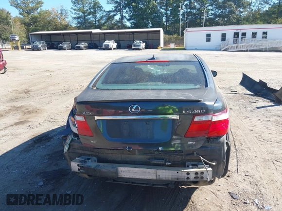 2009 Lexus LS 460 with VIN JTHCL46FX95002294, listed as a IAAI auction lot 40638639 with 227,657 mi miles and . Bid and sale history available at DreamBid. Image 16.