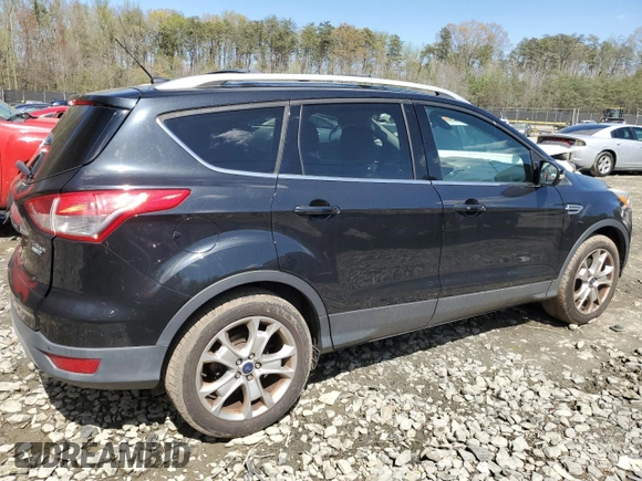 2015 Ford Escape Titanium with VIN 1FMCU9J9XFUB11123, listed as a Copart auction lot 52191015 with 77,541 mi miles and Salvage Title. Bid and sale history available at carsss.com. Image 3.