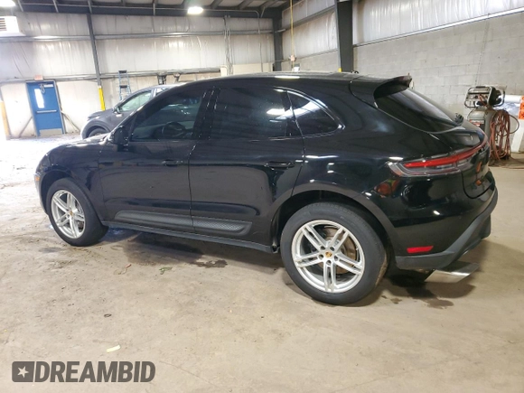 2024 Porsche Macan with VIN WP1AA2A56RLB00993, listed as a Copart auction lot 58387615 with 25,932 mi miles and Salvage title. Bid and sale history available at DreamBid. Image 2.