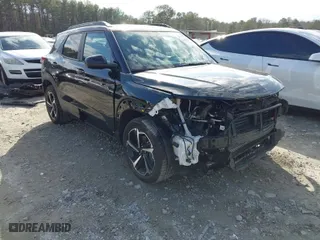2023 Chevrolet TrailBlazer RS with VIN KL79MTSL4PB041697, listed as a IAAI auction lot 41587227 with 21,360 mi miles. Bid and sale history available at carsss.com. Image 1.
