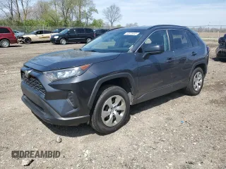 2019 Toyota RAV4 LE with VIN 2T3H1RFV9KW031737, listed as a Copart auction lot 53975045 with 128,072 mi miles and Salvage title. Bid and sale history available at DreamBid. Image 1.