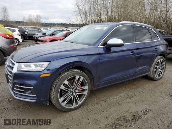 2018 Audi SQ5 Prestige with VIN WA1C4AFYXJ2060419, listed as a Copart auction lot 41113694 with 86,848 mi miles and . Bid and sale history available at DreamBid. Image 1.