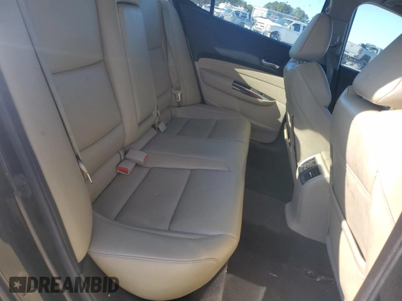 2015 Acura TLX with VIN 19UUB1F38FA014400, listed as a Copart auction lot 53042475 with Not provided miles and Salvage title. Bid and sale history available at DreamBid. Image 11.