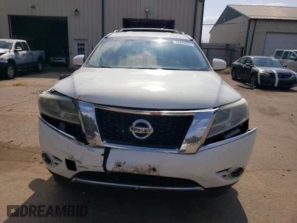 2013 Nissan Pathfinder SV with VIN 5N1AR2MM9DC624415, listed as a Copart auction lot 72439824 with 196,335 mi miles and Salvage Title. Bid and sale history available at carsss.com. Image 5.