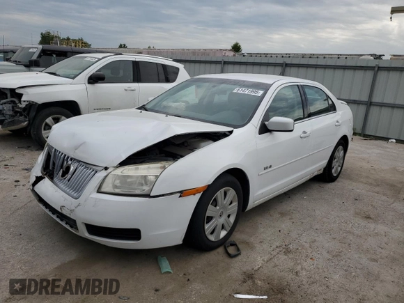 2007 Mercury Milan with VIN 3MEHM07ZX7R632217, listed as a Copart auction lot 61471995 with 155,133 mi miles and Salvage title. Bid and sale history available at DreamBid. Image 1.