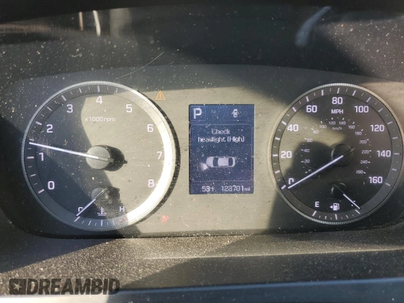 2017 Hyundai Sonata 2.4L with VIN 5NPE24AF6HH509647, listed as a Copart auction lot 83037104 with 123,701 mi miles and Clean Title. Bid and sale history available at carsss.com. Image 9.
