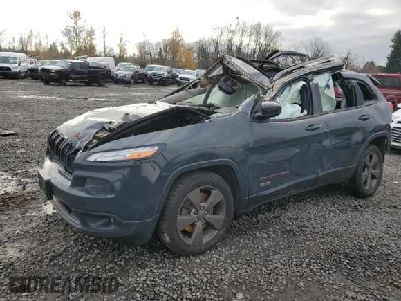 2017 Jeep Cherokee Latitude with VIN 1C4PJLCB5HW574743, listed as a Copart auction lot 82999194 with Not Provided miles and Salvage Title. Bid and sale history available at carsss.com. Image 1.
