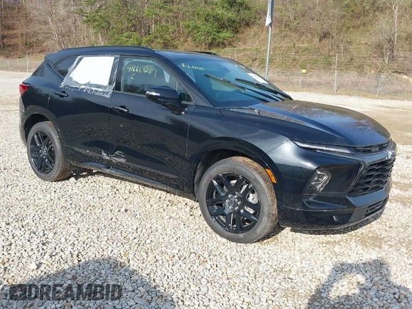 2025 Chevrolet Blazer RS with VIN 3GNKBKRS3SS103807, listed as a IAAI auction lot 41660219 with Not provided miles and . Bid and sale history available at DreamBid. Image 1.