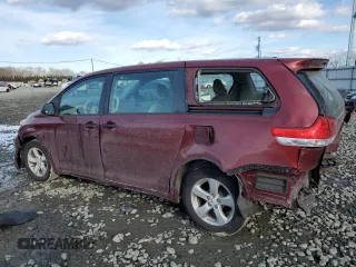 2012 Toyota Sienna with VIN 5TDZK3DC0CS222689, listed as a Copart auction lot 42884635 with 126,307 mi miles and Salvage Title. Bid and sale history available at carsss.com. Image 2.