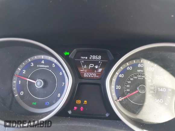 2014 Hyundai Elantra SE z VIN KMHDH4AE3EU215699, wystawiony jako IAAI lot #42096176 z przebiegiem 82 209 mil mil oraz . Historia ofert i sprzedaży dostępna na DreamBid. Obrazek 7.