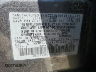 2018 Nissan Sentra SR Turbo с VIN 3N1CB7AP6JY226095, выставлен на аукционе Copart как лот 55946925 с пробегом 67 010 миль миль и Списание • Salvage title. История ставок и продаж доступна на DreamBid. Изображение 12.