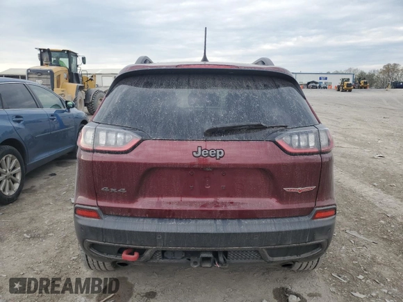 2019 Jeep Cherokee Trailhawk Elite z VIN 1C4PJMBN7KD211588, wystawiony jako Copart lot #49307824 z przebiegiem 54 781 mil mil oraz Szkoda całkowita • Salvage title. Historia ofert i sprzedaży dostępna na DreamBid. Obrazek 6.