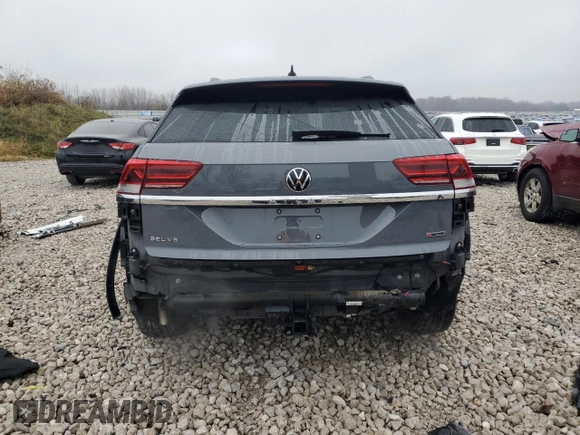2021 Volkswagen Atlas SEL Premium with VIN 1V2TE2CA4MC227483, listed as a Copart auction lot 80266004 with 45,614 mi miles and Salvage title. Bid and sale history available at DreamBid. Image 6.