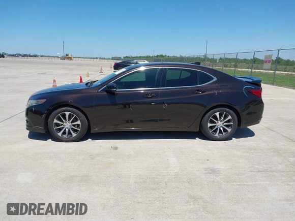 2015 Acura TLX Tech with VIN 19UUB1F54FA027274, listed as a IAAI auction lot 41977673 with 169,691 mi miles. Bid and sale history available at carsss.com. Image 14.