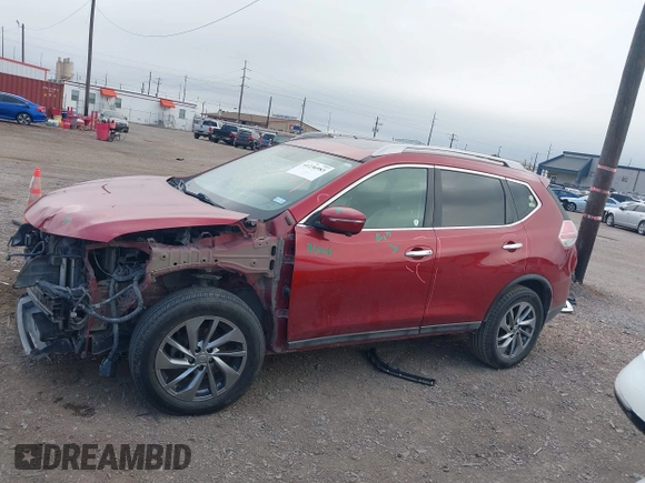 2015 Nissan Rogue SL with VIN 5N1AT2MT0FC866375, listed as a IAAI auction lot 41236983 with 125,074 mi miles. Bid and sale history available at carsss.com. Image 15.