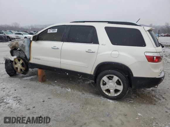 2008 GMC Acadia SLT2 with VIN 1GKEV33758J240902, listed as a Copart auction lot 44715885 with Not Provided miles and Non Repairable. Bid and sale history available at DreamBid. Image 2.