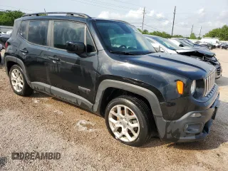 2018 Jeep Renegade Latitude with VIN ZACCJABB4JPJ40320, listed as a Copart auction lot 53735305 with 112,409 mi miles and Clean Title. Bid and sale history available at DreamBid. Image 4.